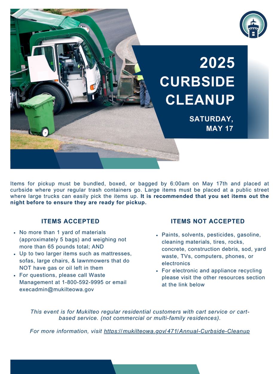2025 Curbside Cleanup Flyer 